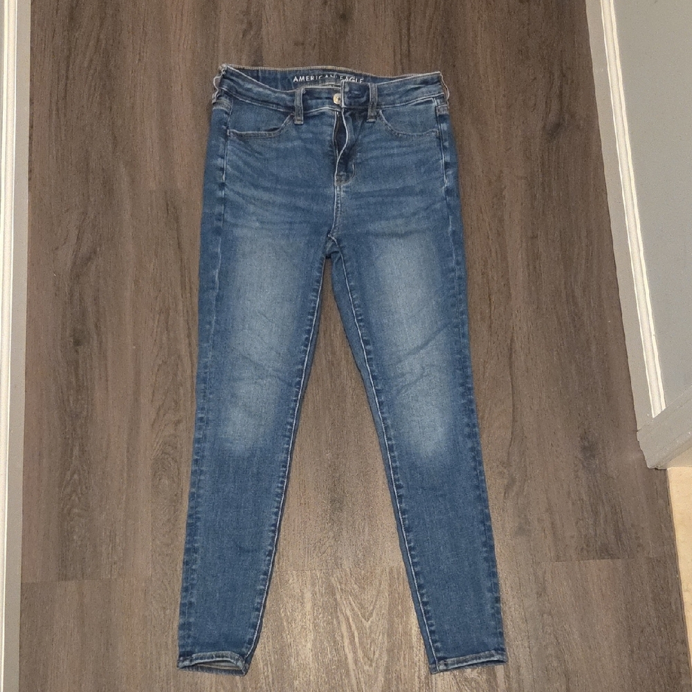 American Eagle Outfitters Women's Classic Blue Skinny Jeans